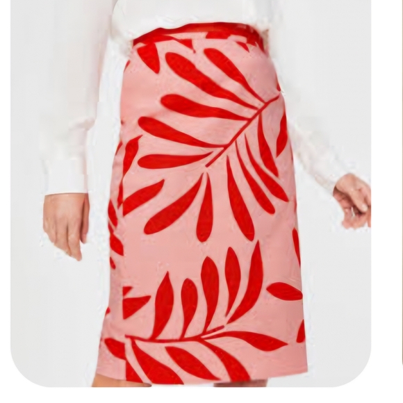 Boden Dresses & Skirts - Boden Womens Modern Pencil Skirt Pink Coral Branch Size US 8L